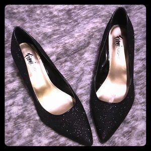 Black Sparkly Heels